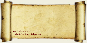 Janko Mandić vizit kartica